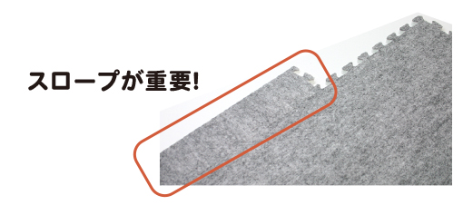スロープが重要!