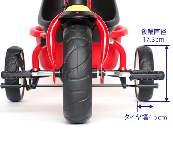 ブレーキ前から見た画像